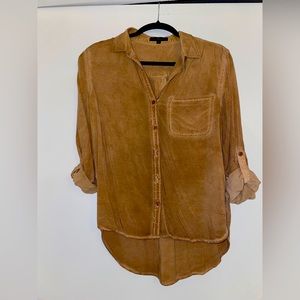 Fall button up comfy blouse